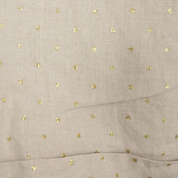 J Crew Linen Beige Gold Polka Dot Chino City Shorts Size 2 - Picture 4 of 10